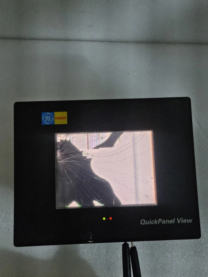 GE FANUC IC754VGL06CTD-GJ QUICKPANEL VIEW MODEL-ES0622 24VDC TESTED AS PHOTO